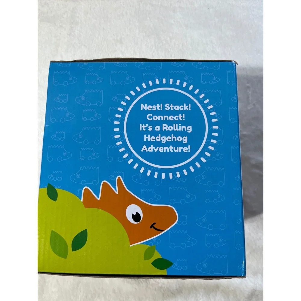 Fat Brain Toys Hiding Hedgehogs Sealed Nesting Stacking Toddler Toy 18M+